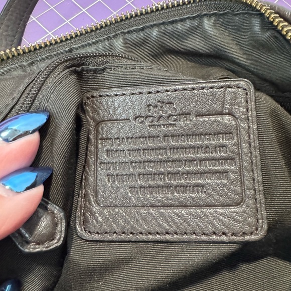 Coach Kelsey satchel in signature jacquard with leather trim w/matching wallet - Picture 8 of 9